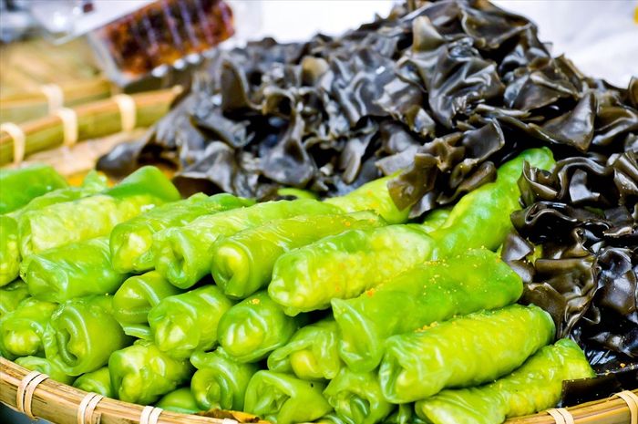 Bánh ướt ngọt nhân đậu xanh