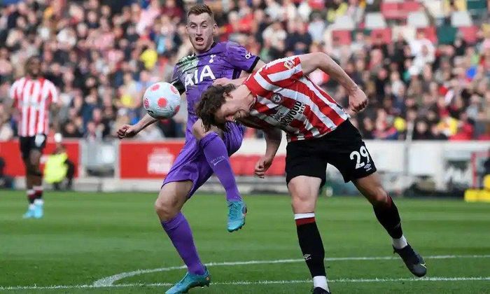 Tottenham đã không có được cú đá trúng đích nào trước Brentford