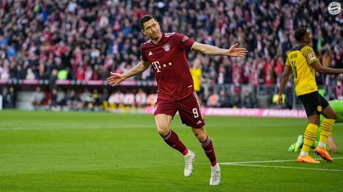 Đây cũng là pha lập công thứ 33 của chân sút người Ba Lan tại Bundesliga mùa này. (Nguồn: FcBayern)