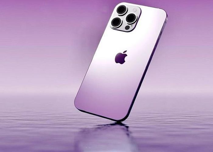 Theo Ovo, mặt lưng iPhone 14 có thể bổ sung hiệu ứng đổi màu nếu nghiêng dưới ánh sáng. Đây là thiết kế khá phổ biến trên các dòng điện thoại Android hiện nay.