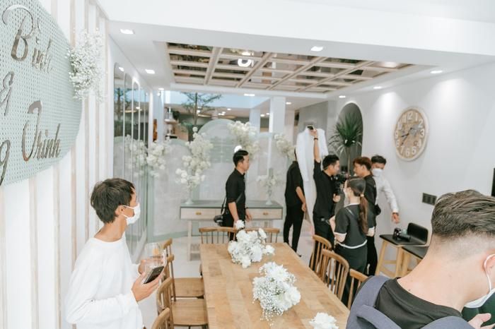 Không gian tiệc cưới hoành tráng.