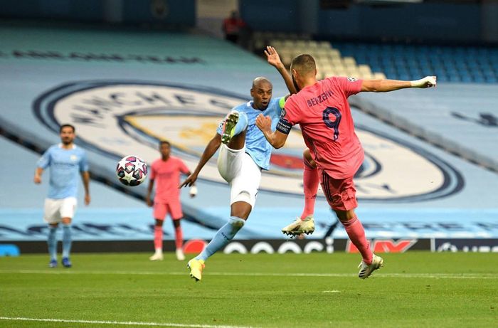 Benzema từng ghi bàn vào lưới Man City