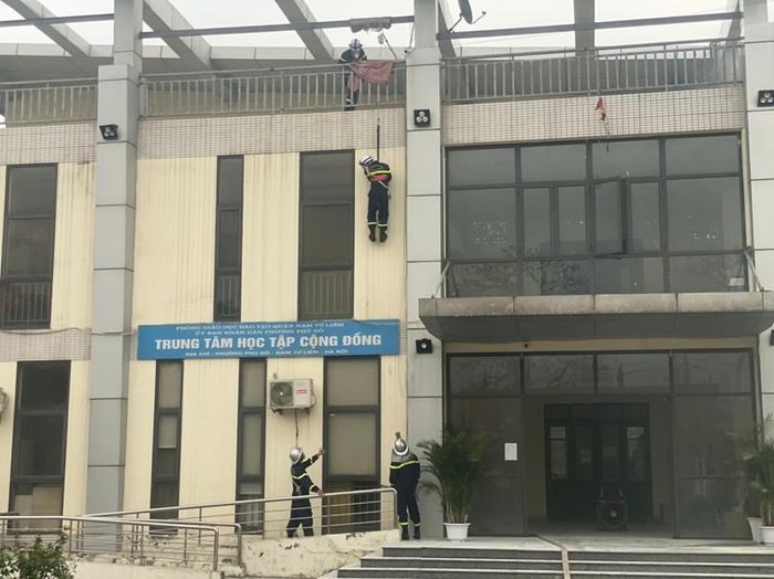 Thông qua công tác diễn tập vừa là biện pháp kiểm tra sự phản ứng của các lực lượng làm nhiệm vụ cũng là biện pháp tuyên truyền để người dân nâng cao ý thức về an toàn PCCC và CNCH