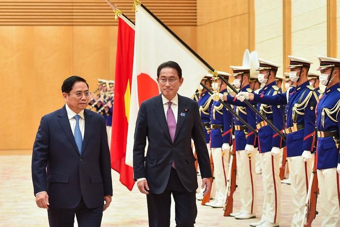 Thủ tướng Phạm Minh Chính đã có chuyến thăm Nhật Bản vào tháng 11/2021. Ảnh: VGP.