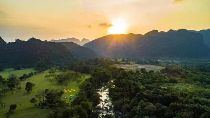 'Thung lũng tình yêu' xanh mướt, yên bình.