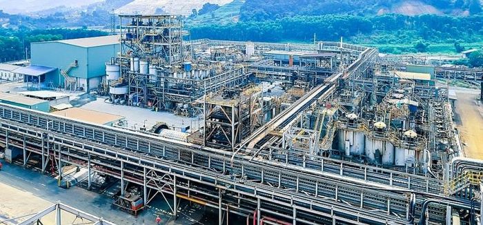 Dây chuyền chế biến hiện đại các sản phẩm chính của Công ty TNHH Khai thác chế biến khoáng sản Núi Pháo.