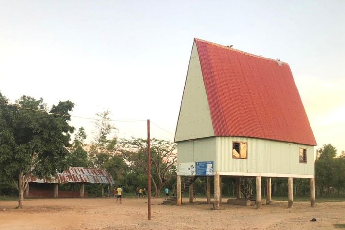 Một góc làng Kênh. Ảnh: Đinh Yến