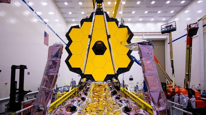  James Webb được xem là kính viễn vọng không gian mạnh mẽ nhất từng được chế tạo. Ảnh: NASA. 