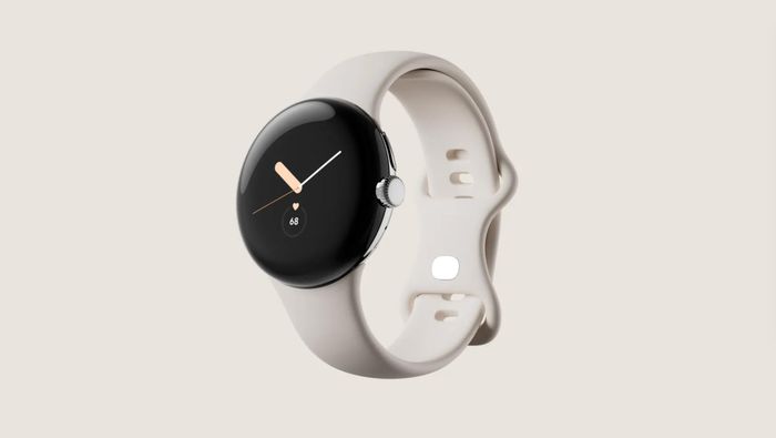  Smartwatch đầu tiên của Google sở hữu mặt tròn, dây đeo có thể thay thế. Ảnh: Google. 