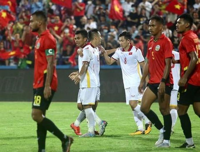 Với chiến thắng áp đảo trước Timor Leste, U23 Việt Nam chính thức vào bán kết