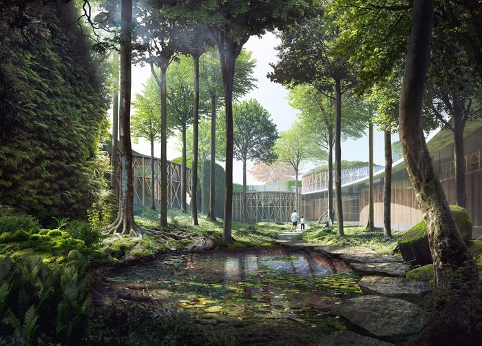 Không gian bảo tàng được thiết kế như một mê cung huyền ảo, nhằm tái hiện các tác phẩm của Andersen. Ảnh: Yaconic/Metalocus/Laerke Beck Johansen.