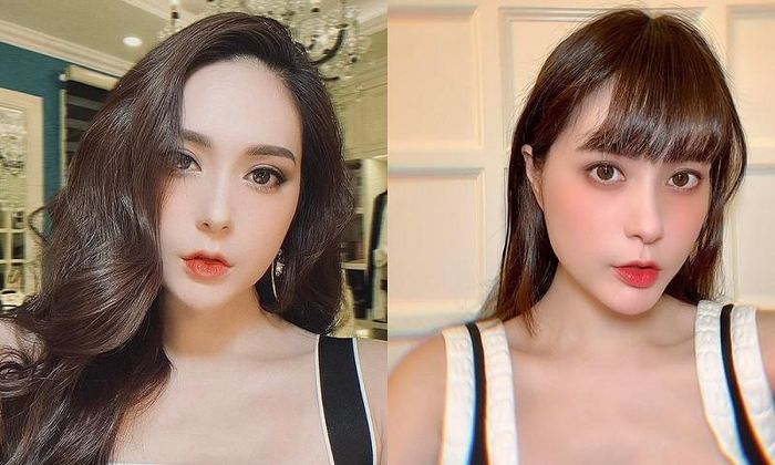 Đoàn Di Băng tự thấy mình trẻ hơn khi thử để tóc mái ngố trong hình ảnh mới đây. Khác với vẻ sang trọng cùng mái lệch gợn sóng, tóc mái ngang lông mày giúp cô được khán giả khen như mới đôi mươi.
