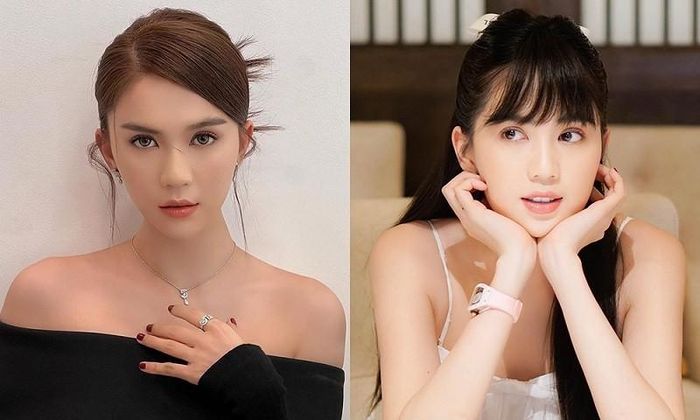 Ngọc Trinh khác biệt diện mạo khi để tóc mái lệch và mái ngắn che phủ trán. Tùy từng trang phục và concept trang điểm, người đẹp thường có cách biến hóa kiểu tóc cho phù hợp để trông luôn mới mẻ.