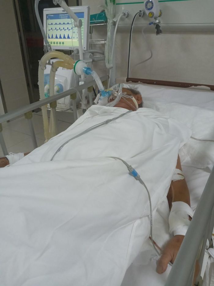 Sau cuộc phẫu thuật lấy dị vật, bệnh nhân đã được điều trị tích cực, sức khỏe đang bình phục tốt