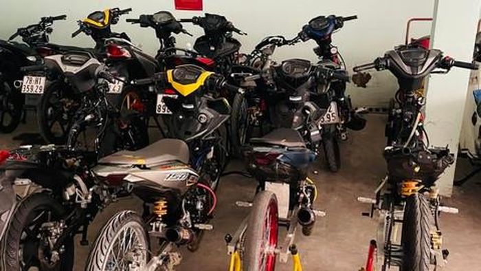 Dàn "xe cọp" nghi vấn được sử dụng để tham gia tụ tập, gây rối trên đường