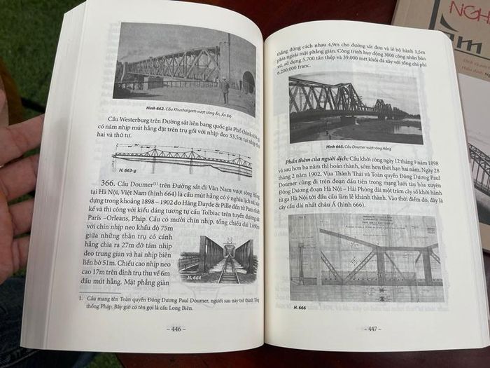 ... trong đó có cả hai cây cầu Long Biên (Le Pont Doumer)và Hàm Rồng (Pont sur le Song – Ma) của Việt Nam