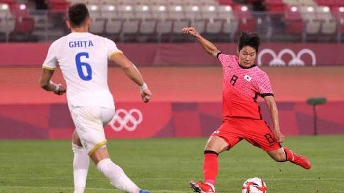 Ngôi sao Lee Kang In của U23 Hàn Quốc được đánh giá rất cao. Ảnh: KFA