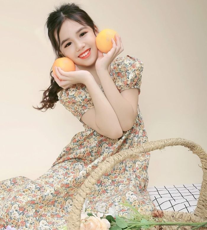 Ngoài đời, Bảo Linh là cô bé xinh xắn, đáng yêu và hiền lành (Ảnh: Nhân vật cung cấp).