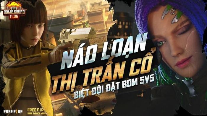 Nhân đôi trải nghiệm khi lựa chọn chế độ Đặt bom 5v5 tại Thị trấn Cổ. 