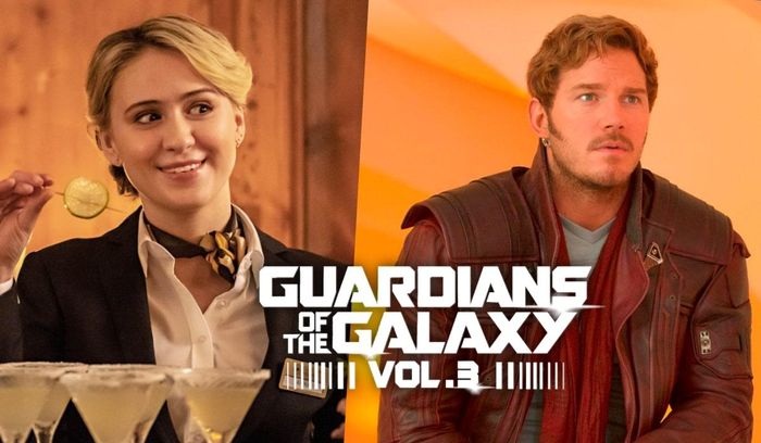 Maria Bakalova (trái) và Chris Pratt