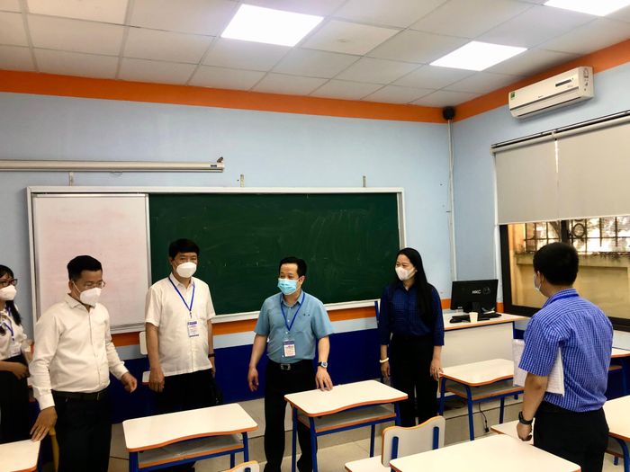 Phòng thi dự phòng dành cho thí sinh thuộc diện F0 được các điểm thi chuẩn bị trong điều kiện tốt nhất.