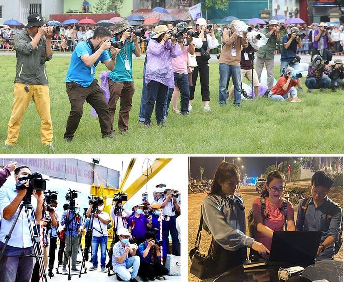 Kịp thời tác nghiệp tại các sự kiện lớn.