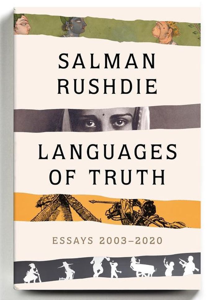 Bìa cuốn “Languages of Truth” - sưu tập các bài luận của chưa từng được xuất bản của Salman Rushdie được phát hành hồi năm 2021