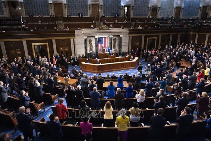 Toàn cảnh một phiên họp Quốc hội Mỹ ở Washington, DC. Ảnh: AFP/TTXVN
