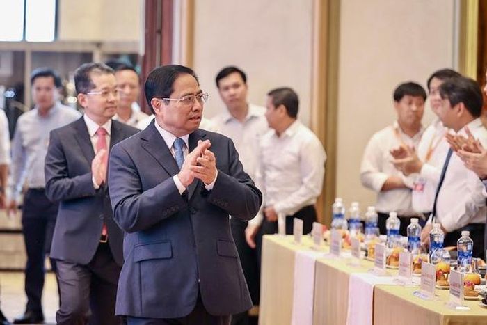 Thủ tướng Phạm Minh Chính dự Diễn đàn đầu tư Đà Nẵng năm 2022. Ảnh: VGP.