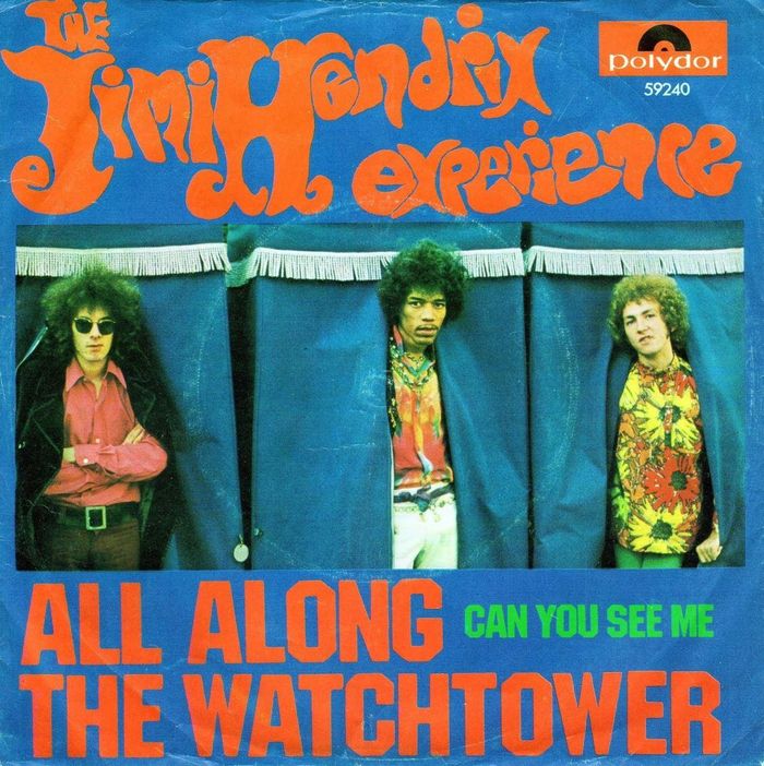 Bob Dylan phải cảm ơn Jimi Hendix (giữa) khi tiếp thêm sức mạnh cho “All Along The Watchtower”