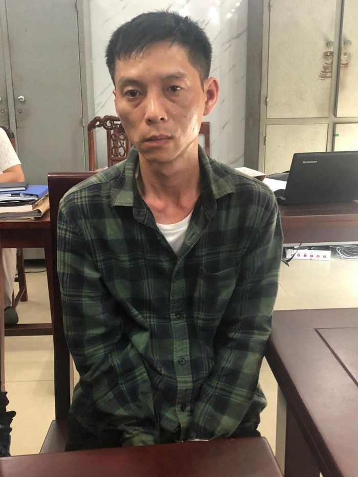 02 đối tượng Cao Đăng Hồng, Vương Nhật Minh tại cơ quan Công an. Ảnh: Hồng Ngọc
