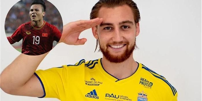 Victor Lobry, một trong hai cầu thủ chơi hay nhất Pau FC mùa trước, được khen vì thường xuyên chạy trung bình 12-13 km/trận