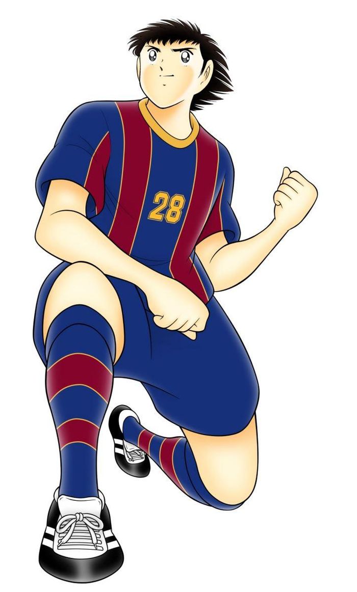 Nhân vật Tsubasa Ozora trong bộ truyện tranh Captain Tsubasa tới châu Âu thi đấu