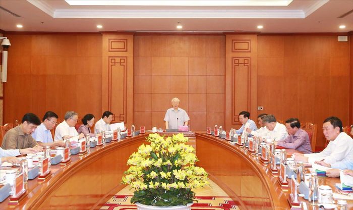 Tổng Bí thư Nguyễn Phú Trọng chủ trì phiên họp Thường trực Ban Chỉ đạo T.Ư về phòng, chống tham nhũng, tiêu cực