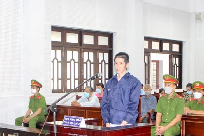 Bị cáo Huỳnh Văn Đua tại tòa