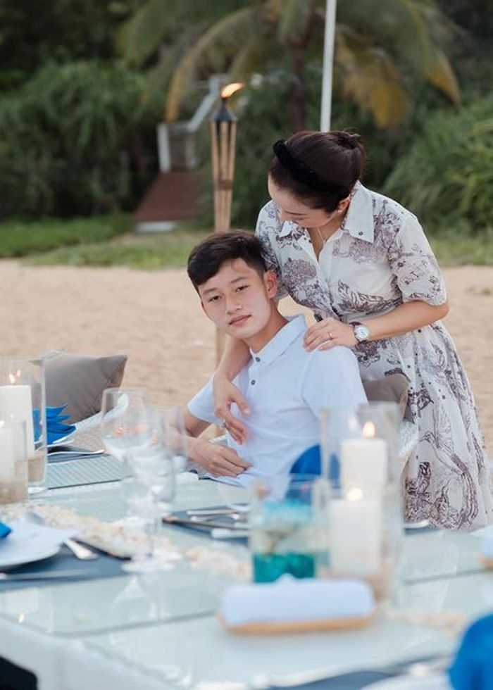 Bảo Nam cao lớn ở tuổi 14.