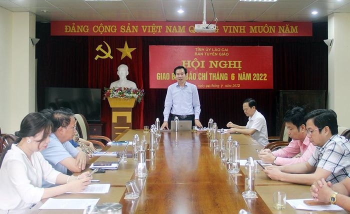Trưởng Ban Tuyên giáo Tỉnh ủy Dương Đức Huy kết luận hội nghị.
