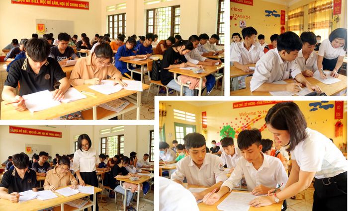 Thầy và trò các trường tích cực ôn thi tốt nghiệp trung học phổ thông năm 2022.