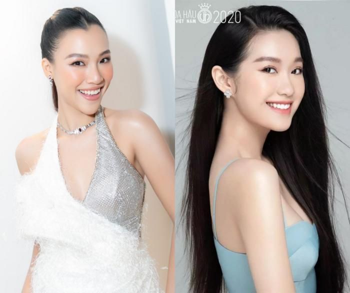 Đã chạm ngưỡng tuổi 32 nhưng nhan sắc MC Hoàng Oanh khi được so sánh với đàn em vẫn không hề lép vế về độ tươi trẻ.