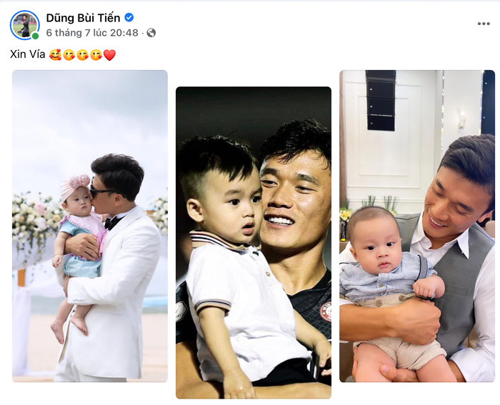 Bùi Tiến Dũng rất khao khát có con trai