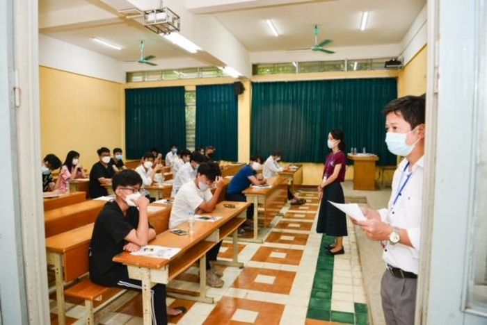 Thí sinh trước giờ làm bài - Ảnh: VGP/Nhật Nam