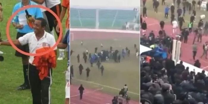  Ngay sau đó, sự việc trở nên xấu đi khi không chỉ các cầu thủ mà cả CĐV cũng đã tiến tới và hành hung vị trọng tài. Ông Amaya được đưa thẳng tới bệnh viện nhưng không thể qua khỏi do chảy máu trong. Liên đoàn bóng đá El Salvador sau đó đã phải lên tiếng phản đối hành động này, cho rằng đây là một “vết nhơ” khó rửa của bóng đá. 