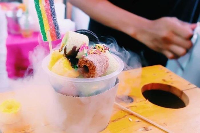 Kem khói rất được giới trẻ yêu thích.