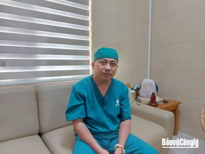 Bác sỹ Hoàng Trung Kiên – Giám đốc Bệnh viện Mắt Sài Gòn Vinh.