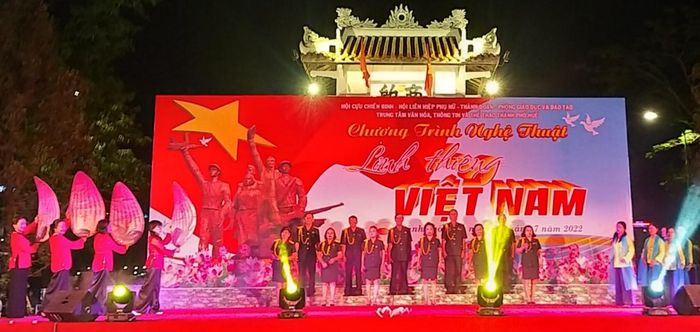 Một tiết mục văn nghệ tại chương trình