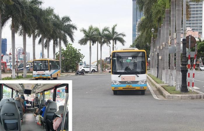 Hơn nửa năm hoạt động trở lại sau thời gian dài nghỉ dịch, buýt trợ giá của Đà Nẵng vẫn ế ẩm...(Ảnh: BTC).