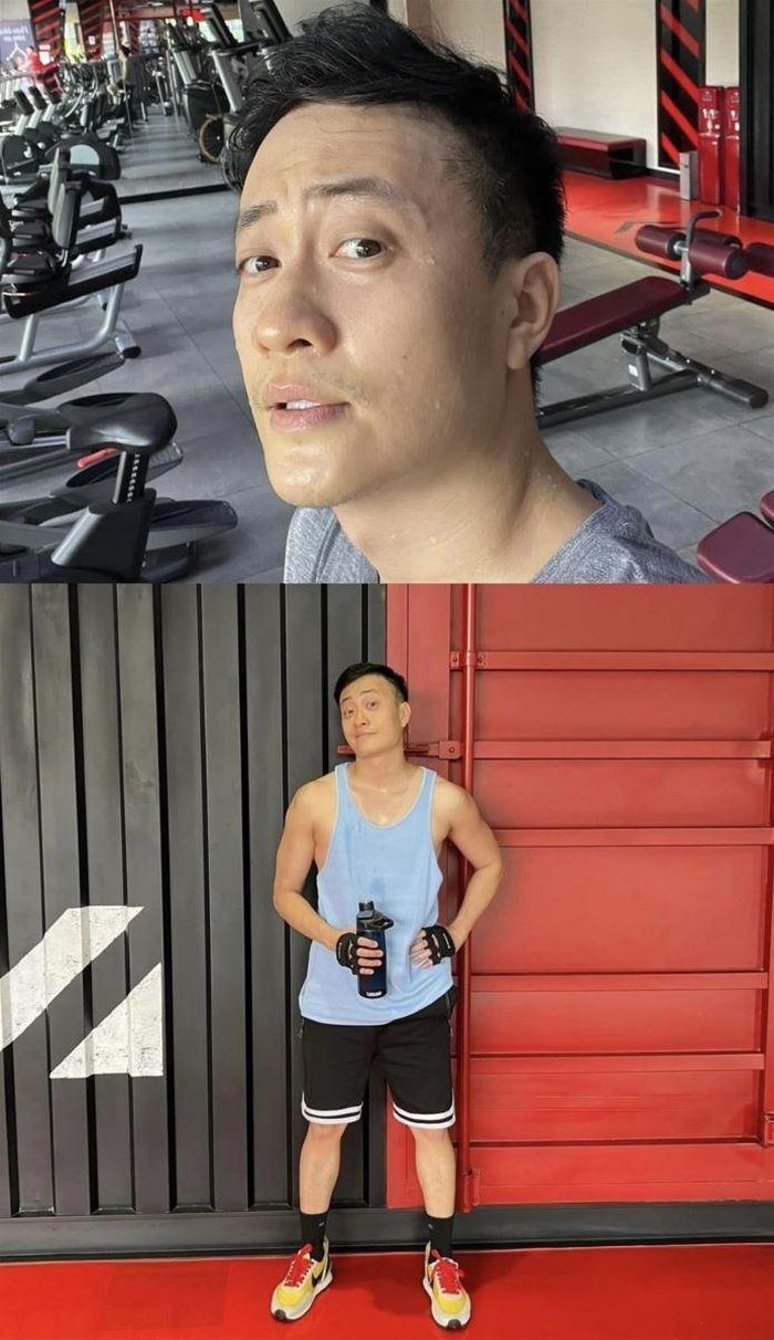 Để có một hình thể phong độ, Lương Mạnh Hải chọn tập luyện hàng ngày