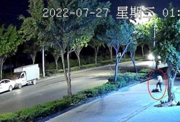Hình ảnh trích xuất từ camera an ninh. Ảnh: Xiaoxiang Morning Herald.