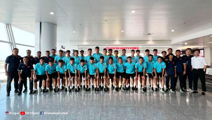 U16 Việt Nam đặt mục tiêu góp mặt trận chung kết. ảnh VFF