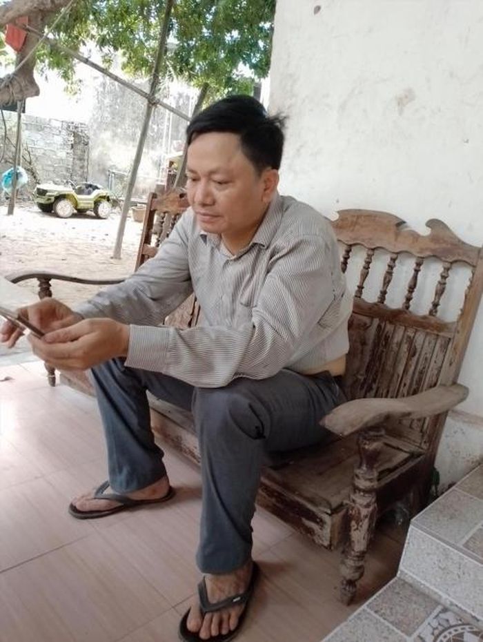 Ông Nguyễn Văn Trung, Bí thư Đảng ủy phường Nghi Hải, thị xã Cửa Lò.